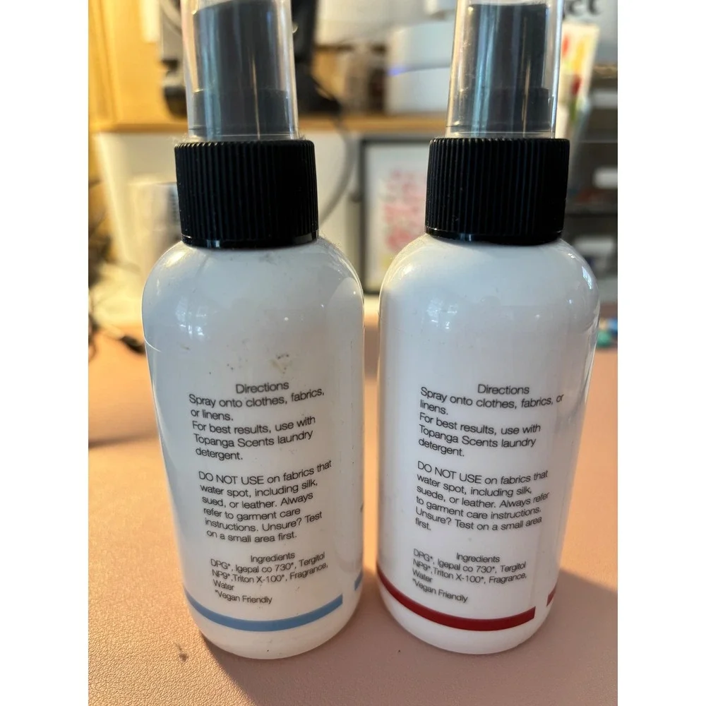 Topanga Scents Fabric Spray Bundle: 4oz Paradise Cove and 4oz Roxbury of 2